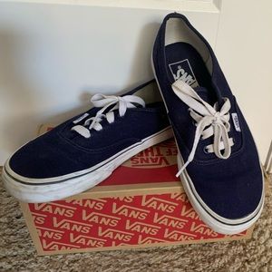 Vans Classic Navy Blue & White